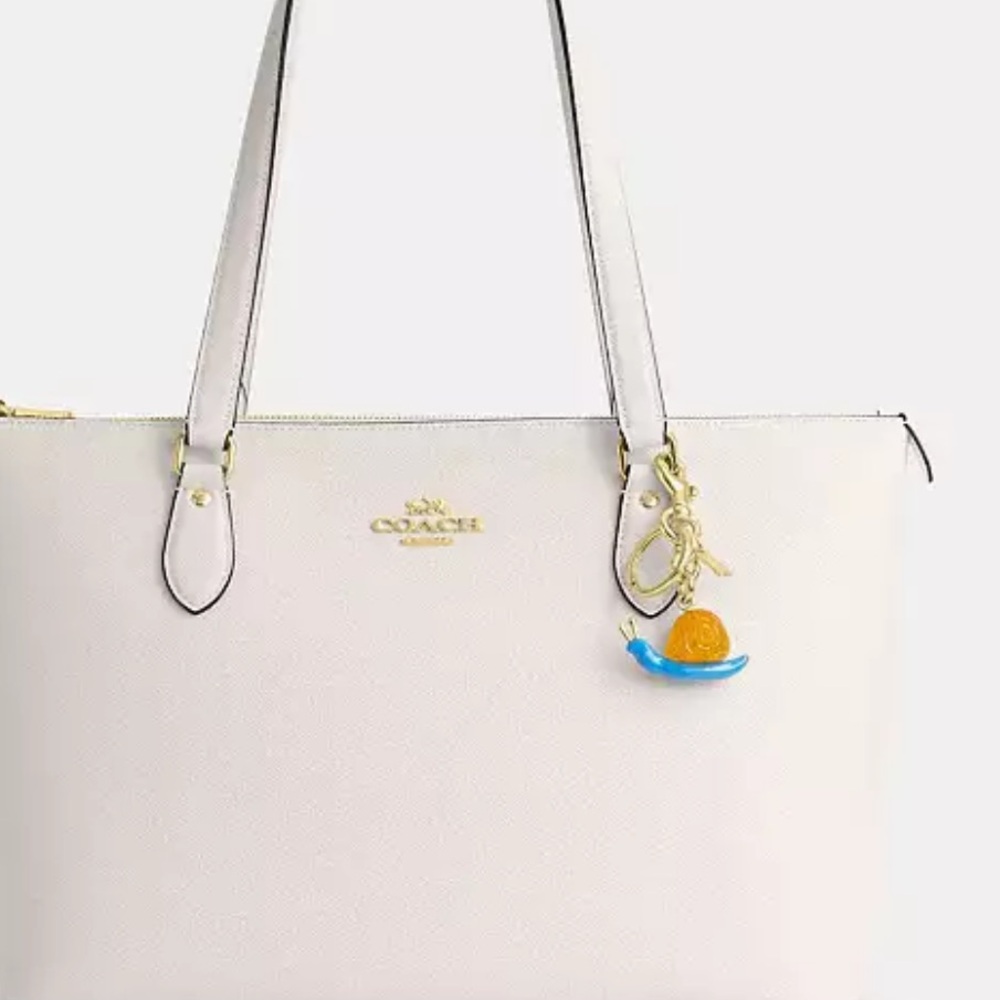 NWT Coach X Observed By Us Snail Bag Charm without a dust bag Blue Yellow CU307 - Picture 2 of 6